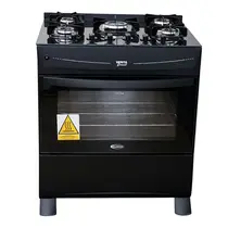 Fogão 5 Bocas Clarice Verita Gourmet com Acendimento Automático e Mesa de Vidro Temperado - Preto Bivolt