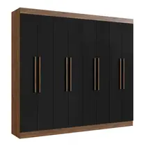 Guarda-Roupa Casal 8 Portas 4 Gavetas 100% MDF Doripel California