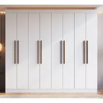 Guarda-Roupa Casal 8 Portas 4 Gavetas 100% MDF Doripel California