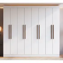 Guarda-Roupa Casal 8 Portas 4 Gavetas 100% MDF Doripel California