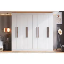 Guarda-Roupa Casal 8 Portas 4 Gavetas 100% MDF Doripel California