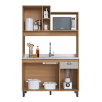 Cozinha Compacta 1,23m 4 Portas e 1 Gaveta Delmarco Fernanda