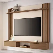 Painel para TV até 70 Polegadas 180cm 2 Portas 1 Prateleira HB Móveis Solus