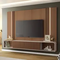 Painel para TV até 85 Polegadas 2,19m HB Móveis Empire