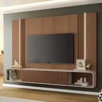 Painel para TV até 85 Polegadas 2,19m HB Móveis Empire