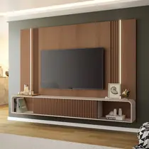 Painel para TV até 85 Polegadas 2,19m HB Móveis Empire