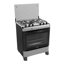 Fogão 5 Bocas Clarice Fascino Tripla Chama com Mesa em Inox e Acendimento Automático Kromanox/Fosco-Bivolt