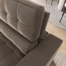 Sofá 3 Lugares 2,5m Retrátil/Reclinável com Porta Copos e Tomada USB Veludo Luxe Olm Medellin