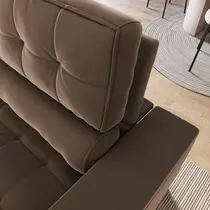 Sofá 3 Lugares 2,5m Retrátil/Reclinável com Porta Copos e Tomada USB Veludo Luxe Olm Medellin