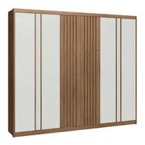Guarda-Roupa Casal 6 Portas 3 Gavetas Castro Florence