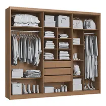 Guarda-Roupa Casal 6 Portas 3 Gavetas Castro Florence