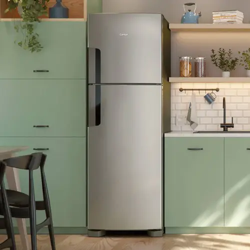 Geladeira Consul CRM44AK 386 Litros Duplex Frost Free com Altura Flex Inox