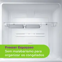 Geladeira Consul CRM44AK 386 Litros Duplex Frost Free com Altura Flex Inox