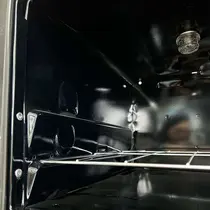 Fogão 4 Bocas Clarice Vitale com Mesa em Aço Inox e Acendimento Automático Preto - Bivolt