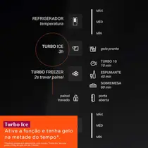 Geladeira Brastemp BRE57FK 447 Litros Inverse Frost Free Inox