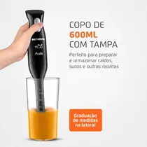 Mixer Mondial Pratic 2 em 1 M-15-B 200W Preto