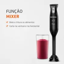 Mixer Mondial Pratic 2 em 1 M-15-B 200W Preto