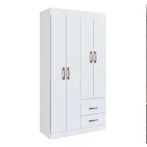 Guarda-Roupa Solteiro 4 Portas 2 Gavetas Doripel Cordova 10204