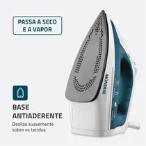 Ferro de Passar a Vapor Mondial F-32 Azul/ Branco