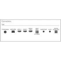 Smart TV 4K 55” Philips LED UHD 55PUG7019/78 Google TV com Assistente de Voz HDR 3 HDMI 2 USB