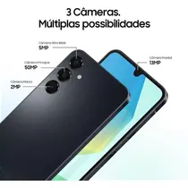 Smartphone Samsung Galaxy A16 4G 256GB 8GB RAM Câmera Tripla + Frontal 13MP Tela 6,7” - Preto