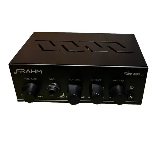 Amplificador Multiuso Frahm Slim 1000 LA - 40W RMS, Aux, Bivolt