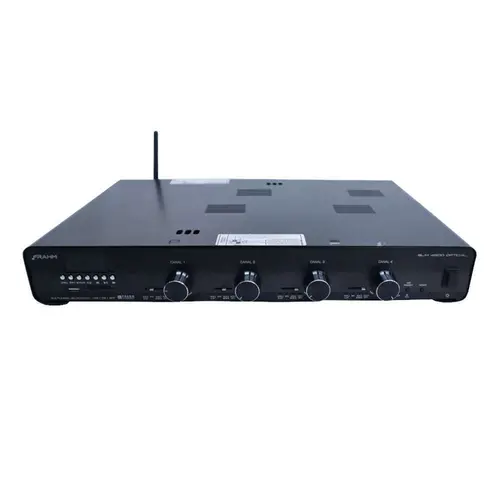 Amplificador Multiuso Frahm Slim 4500 APP Optical - 480W RMS Bluetooth USB SD Rádio FM Bivolt