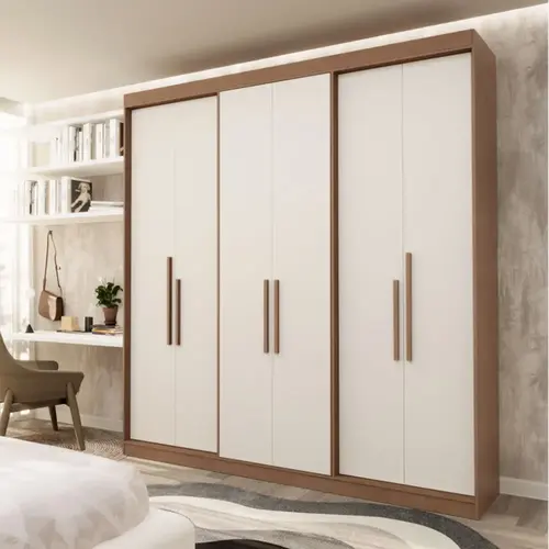 Guarda-Roupa Casal 6 Portas 2 Gavetas Edez PH1804