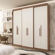 Guarda-Roupa Casal 6 Portas 2 Gavetas Edez PH1804