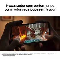 Smartphone Samsung Galaxy A16 4G 256GB 8GB RAM Câmera Tripla + Frontal 13MP Tela 6,7” - Cinza
