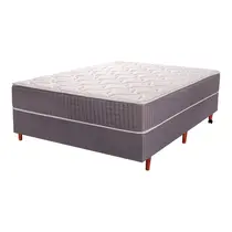 Cama Box Casal Cristalflex Flash Dubai 138x188x58cm Molas Ensacadas – Marrom