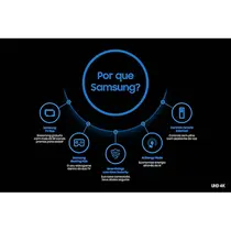 Smart TV 4K 75” Samsung LED UHD 75DU7700 Crystal Bluetooth com Comando de Voz HDR 3 HDMI 1 USB
