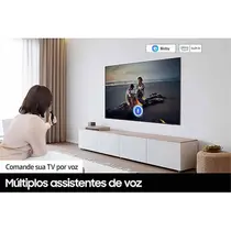 Smart TV 4K 75” Samsung LED UHD 75DU7700 Crystal Bluetooth com Comando de Voz HDR 3 HDMI 1 USB