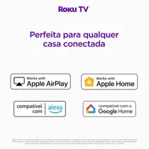 Smart TV 4K 50” Multi DLED UHD TL059M Roku TV com Comando de Voz HDR 4 HDMI 2 USB