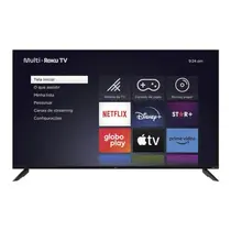 Smart TV 4K 50” Multi DLED UHD TL059M Roku TV com Comando de Voz HDR 4 HDMI 2 USB