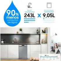 Lava Louça Samsung 10 Serviços 10S DW50DG420 Prata