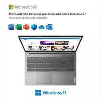 Notebook Lenovo N4500 Intel Celeron 4GB RAM 128GB SSD Intel® UHD Graphics 600 15,6” Full HD Windows 11