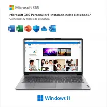 Notebook Lenovo N4500 Intel Celeron 4GB RAM 128GB SSD Intel® UHD Graphics 600 15,6” Full HD Windows 11