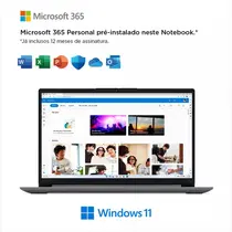 Notebook Lenovo N4500 Intel Celeron 4GB RAM 128GB SSD Intel® UHD Graphics 600 15,6” Full HD Windows 11