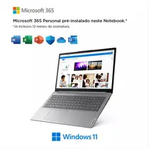 Notebook Lenovo N4500 Intel Celeron 4GB RAM 128GB SSD Intel® UHD Graphics 600 15,6” Full HD Windows 11