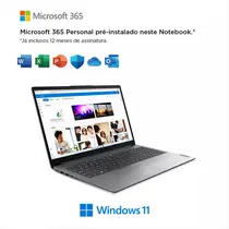 Notebook Lenovo N4500 Intel Celeron 4GB RAM 128GB SSD Intel® UHD Graphics 600 15,6” Full HD Windows 11