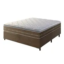 Cama Box Casal Umaflex Resistence 138 x 188 x 71cm Espuma - Marrom