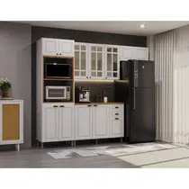 Cozinha Completa 12 Portas 2 Gavetas Indekes Firenze – Branco