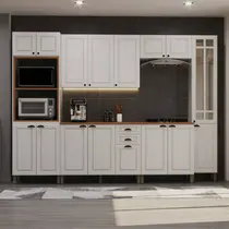 Cozinha Completa 16 Portas 2 Gavetas Indekes Firenze – Branco