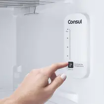 Geladeira Consul CRM50LK 410 Litros Duplex Frost Free Função Turbo Inox
