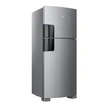 Geladeira Consul CRM50LK 410 Litros Duplex Frost Free Função Turbo Inox