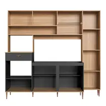 Cozinha Compacta 2,27m 6 Portas 1 Gaveta Delmarco Karina