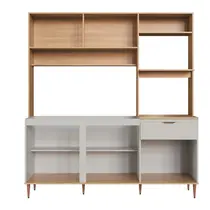 Cozinha Compacta 1,83m 5 Portas e 1 Gaveta Delmarco Nicole