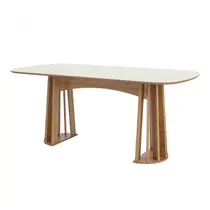 Mesa de Jantar 6 Lugares 100% MDF Dalla Costa TM69 180 x 90cm