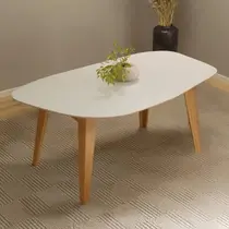 Mesa de Jantar 6 Lugares 100% MDF Dalla Costa TM88 180 x 100cm